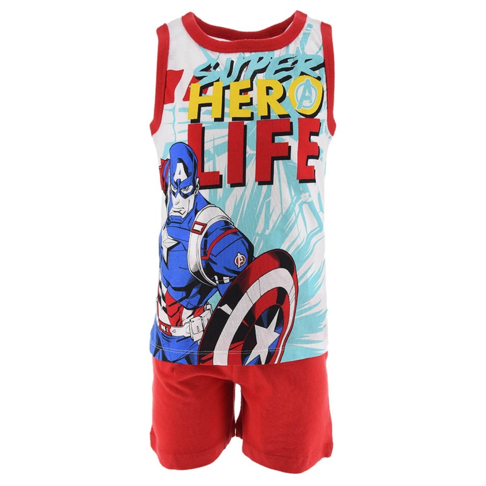 Captain America Boy's Pyjama Set (Jungen-Pyjama-Sets) French Market auf FrenchMarket