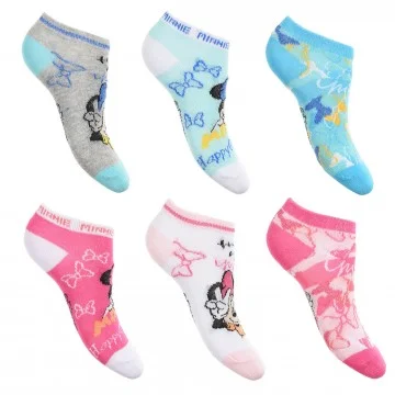 Pack de 6 pares de calcetines Minnie Mouse para niña (Calcetines) French Market chez FrenchMarket