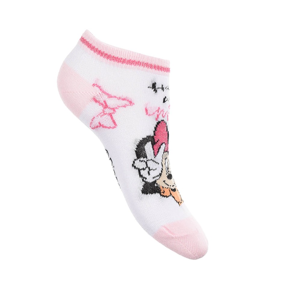 6-pack strumpor för flickor med Minnie Mouse från Disney | Korta strumpor