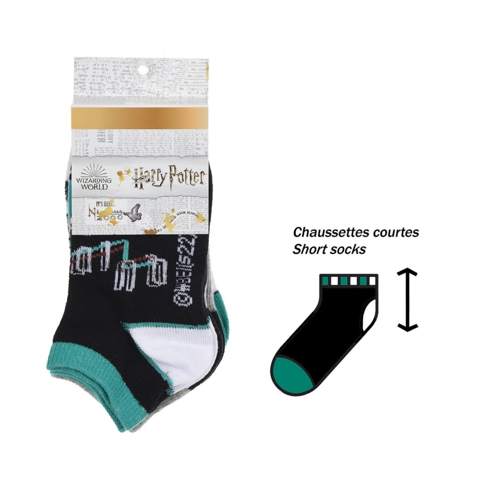 HARRY POTTER pojksockor | 6 par bomullsstrumpor