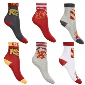 Pack of 6 Pairs of Harry Potter Boy Socks (Fantasies) French Market on FrenchMarket
