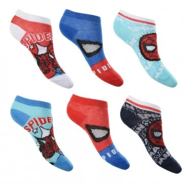 Lot de 6 Paires de Chaussettes Garçon MARVEL Spider-Man (Fantaisies) French Market chez FrenchMarket