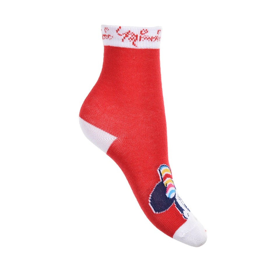 DISNEY Minnie Mouse - 6 par strumpor för flickor bomullskvalitet