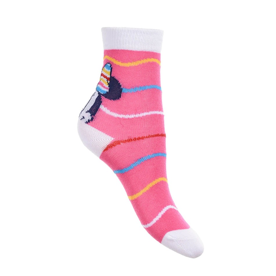 DISNEY Minnie Mouse - 6 par strumpor för flickor bomullskvalitet