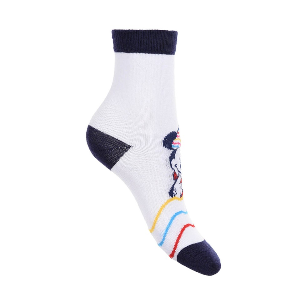 DISNEY Minnie Mouse - 6 par strumpor för flickor bomullskvalitet