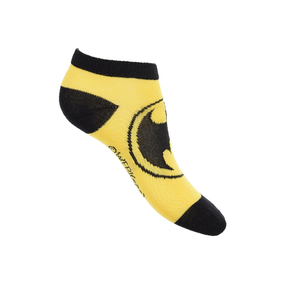 6 Pack Boy Batman Socks - Official DC Comics Short Socks