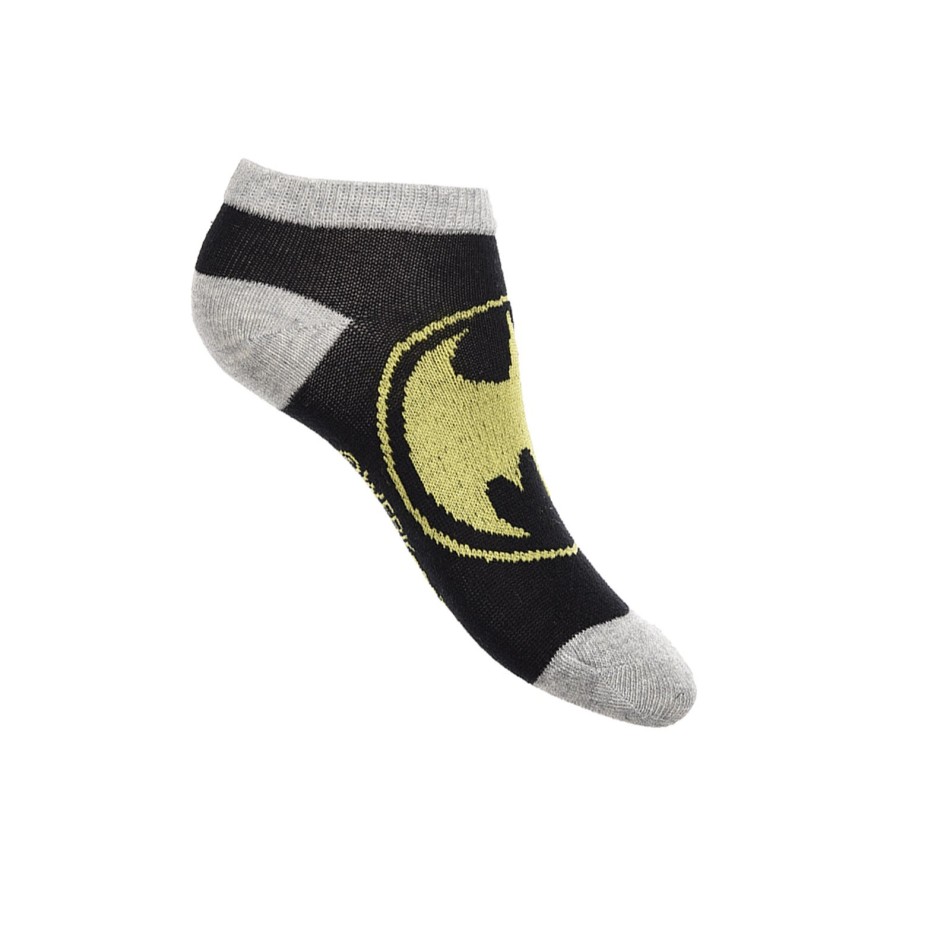 6 Pack Boy Batman Socks - Official DC Comics Short Socks