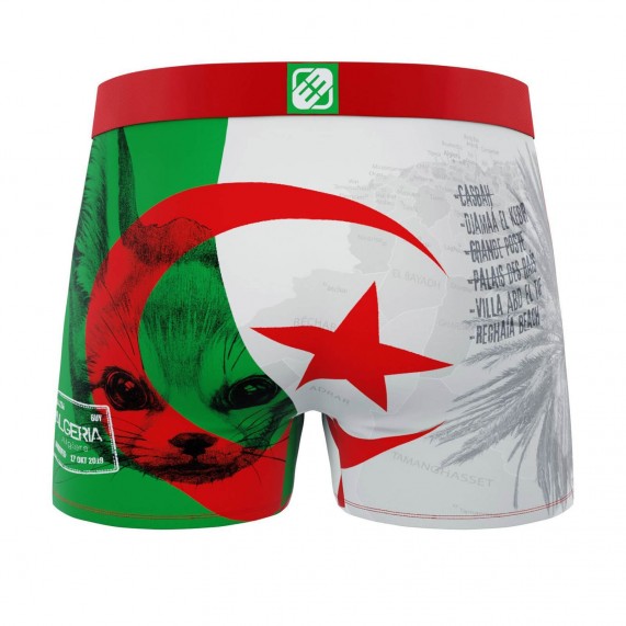 Lot de 6 Boxers Homme Drapeau et Pays du monde (Boxers) Freegun chez FrenchMarket