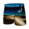 Boxer de microfibra reciclada para hombre "Landscape 3 (Calzoncillos para hombre) Freegun chez FrenchMarket