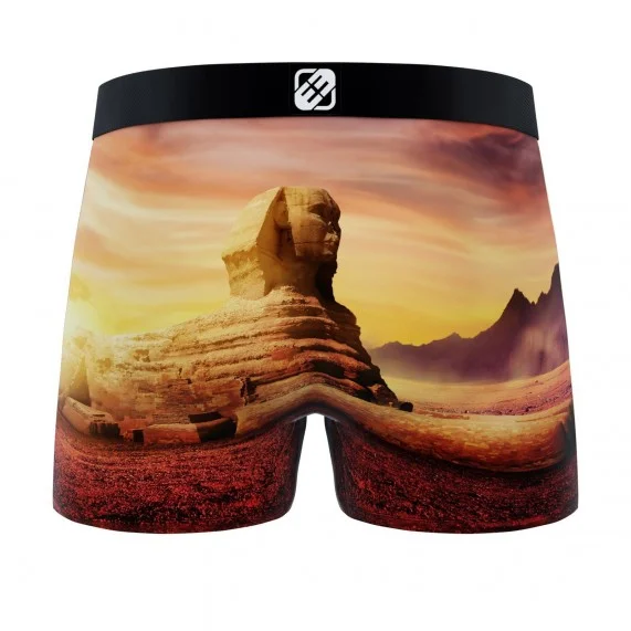 Boxer Homme Microfibre Recyclé "Paysage 3" (Boxers Homme) Freegun chez FrenchMarket