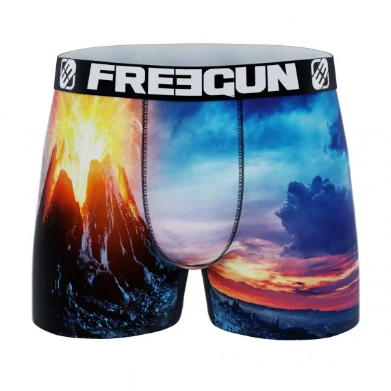 Boxer da uomo in microfibra riciclata "Landscape 3 (Boxer da uomo) Freegun chez FrenchMarket
