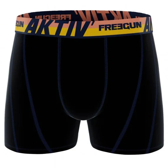 Set van 4 AKTIV Sport Katoenen Boxers voor Mannen "Oefenen & Trainen (Herenboxershorts) Freegun chez FrenchMarket