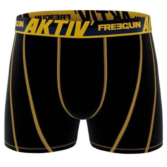 Lot de 4 Boxers Coton Homme AKTIV Sport "Practice & Train" (Lot boxers Homme) Freegun chez FrenchMarket