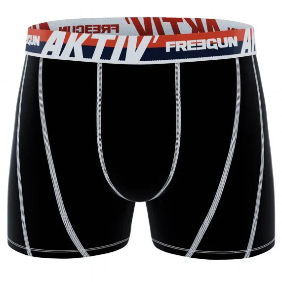 Lot de 4 Boxers Coton Homme AKTIV Sport "Practice & Train" (Lot boxers Homme) Freegun chez FrenchMarket