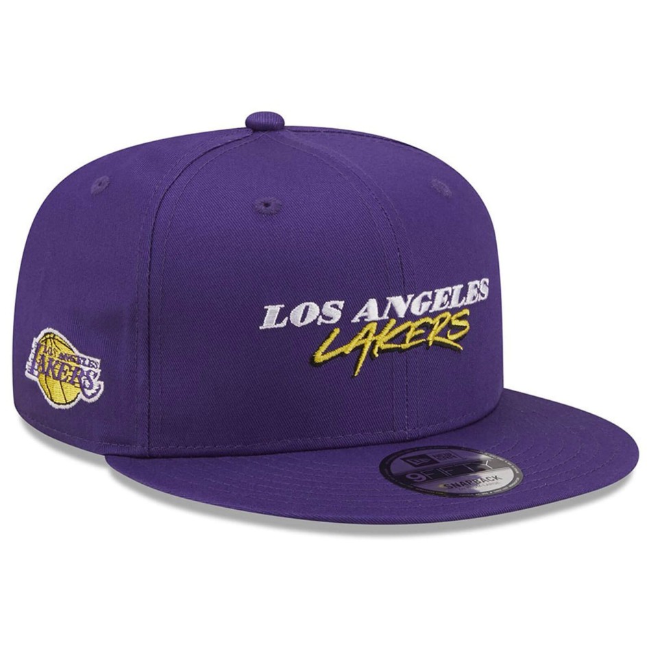 9FIFTY Los Angeles Lakers NBA Script Team Cap (Caps) New Era on FrenchMarket