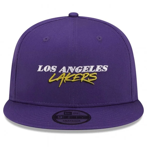 Casquette 9FIFTY Los Angeles Lakers NBA Script Team (Casquette NBA) New Era chez FrenchMarket