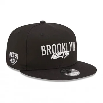 9FIFTY Brooklyn Nets NBA Script Team Cap (NBA-pet) New Era chez FrenchMarket