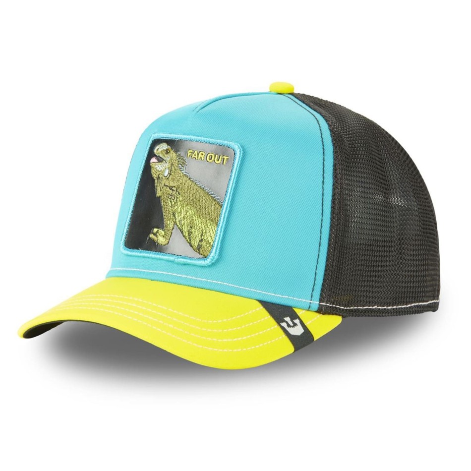 Casquette Trucker FAR OUT "Iguana Party" (Casquettes) Goorin Bros chez FrenchMarket
