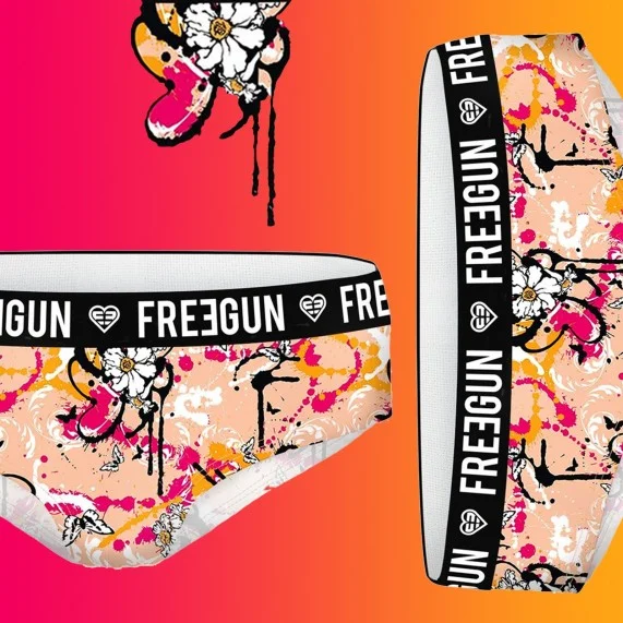 Set di 4 boxer per ragazze, fantasia (Boxer/Shorty) Freegun chez FrenchMarket