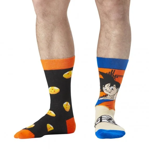 Chaussettes de Ville "Dragon Ball Z" (Chaussettes fantaisies) Capslab chez FrenchMarket