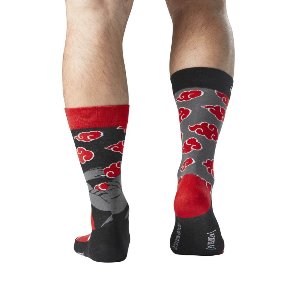 CAPSLAB | Naruto Uzumaki Cotton City Socks - Itachi Uchiwa
