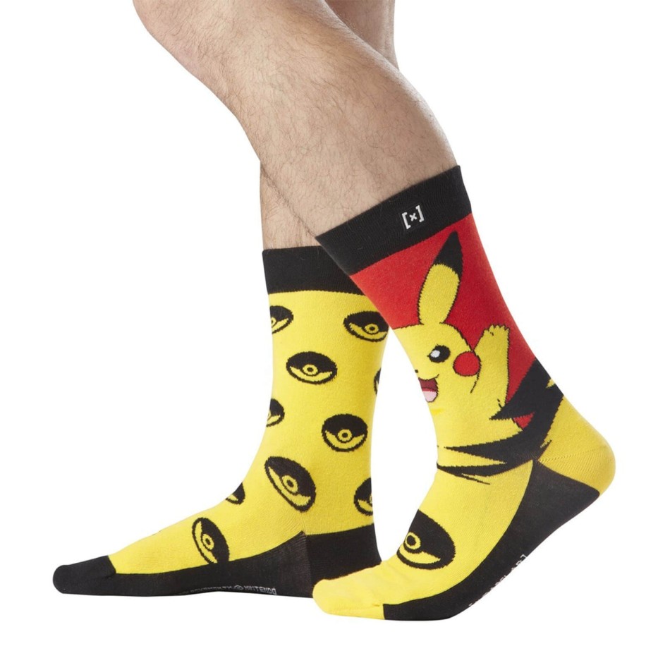Chaussettes de Ville "Pokemon" (Chaussettes fantaisies) Capslab chez FrenchMarket