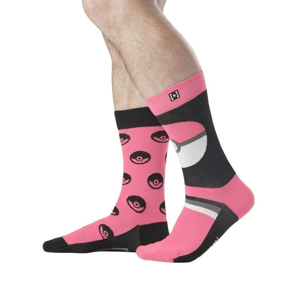 CAPSLAB Official Pokémon Fancy Socks | Pikachu & Pokéball | Pikachu Socks French Market