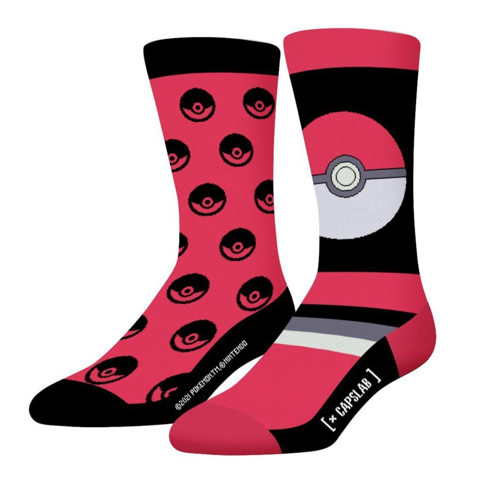 CAPSLAB | Pokemon Cotton City Socks | Pikachu Pokeball