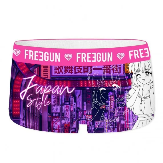 Lot de 3 Shorties Femme Fantaisie (Boxer Femme) Freegun chez FrenchMarket