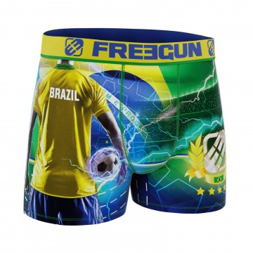 Boxer Garçon Microfibre Football Pays (Boxers) Freegun chez FrenchMarket