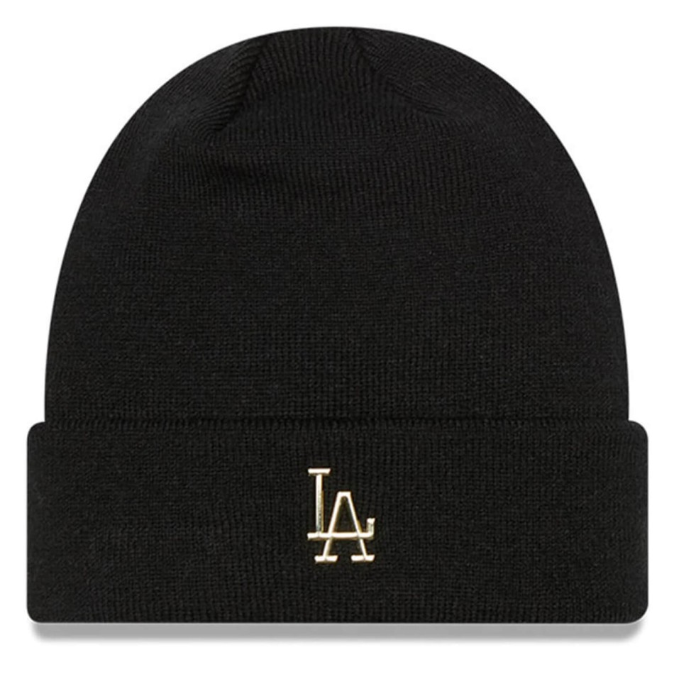 Los Angeles Dodgers Metallic Badge Beanie (Beanie) New Era on FrenchMarket