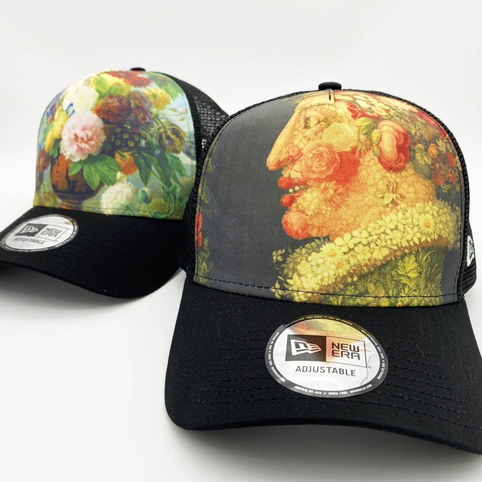 NEW ERA | Casquette "Le Louvre" | Le printemps Giuseppe Arcimboldo | Vase de Fleurs Elise Bruyère