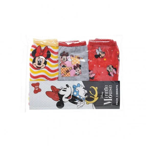 Disney Minnie - Juego de 3 bragas de algodón para niñas (Bragas) French Market chez FrenchMarket