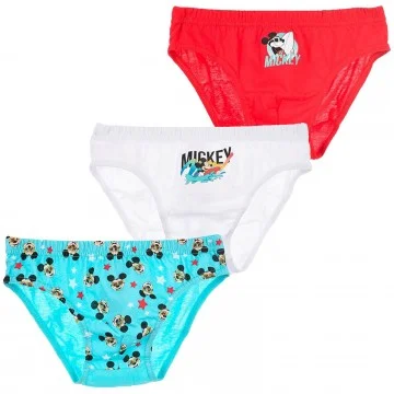 DISNEY Mickey - 3er-Set Baumwollslips für Jungen (Briefs) French Market auf FrenchMarket