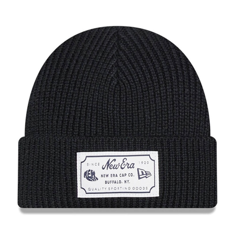 New Era Short Cuff Patch Buffalo NY Beanie | Docker Beanie