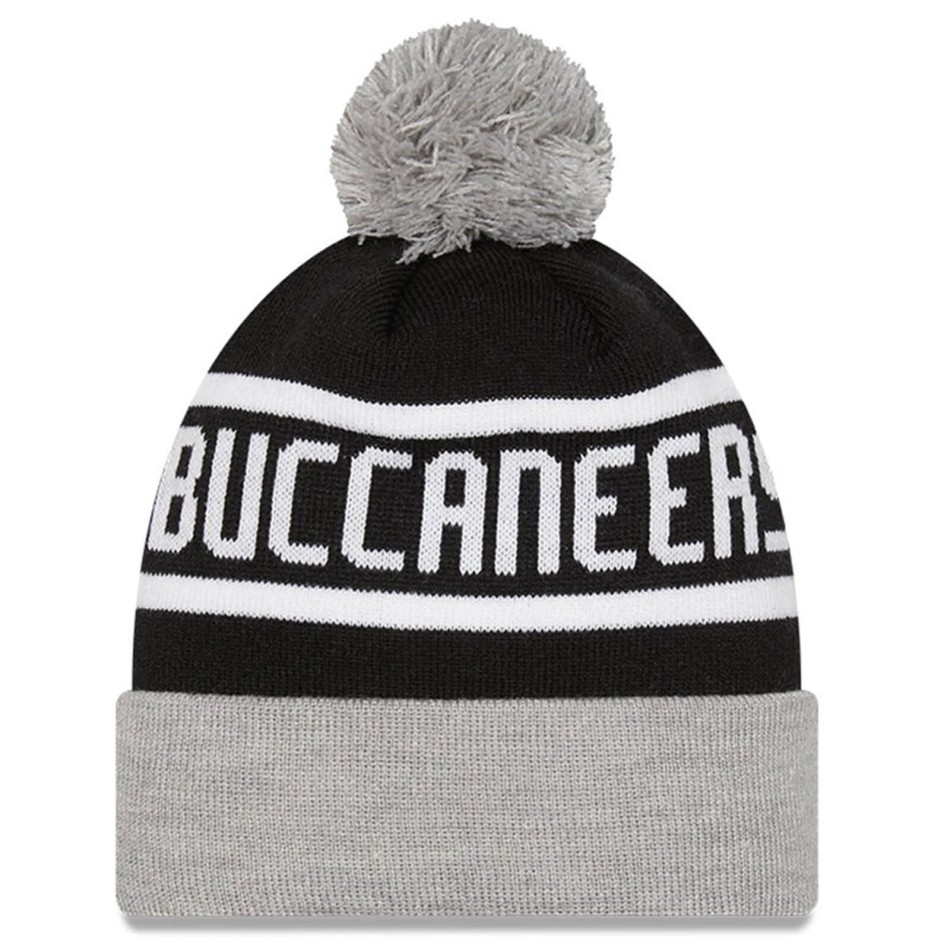 Tampa Bay Buccaneers ‘ New Era ’ NFL Jake Cuff Pom-Pom Beanie