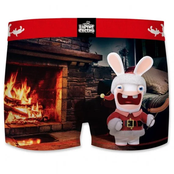 Mannen Boxershorts Rabbids Kerstmis Special (Herenboxershorts) Freegun chez FrenchMarket
