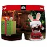 Mannen Boxershorts Rabbids Kerstmis Special (Herenboxershorts) Freegun chez FrenchMarket