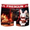 Mannen Boxershorts Rabbids Kerstmis Special (Herenboxershorts) Freegun chez FrenchMarket