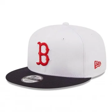 9FIFTY Boston Red Sox Cappello Corona Bianca Bianco (Cappellino) New Era chez FrenchMarket