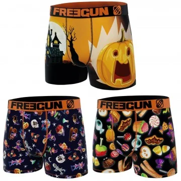 Set of 3 Boy's Boxers "Halloween (Boxers) Freegun on FrenchMarket