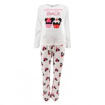 Minnie Mouse - Ensemble Pyjama Long Femme en Coton "Midnight Snack" (Ensembles de Pyjama) French Market chez FrenchMarket