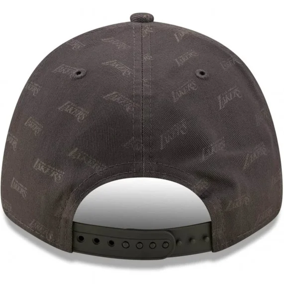 Casquette 9FORTY Los Angeles Lakers Monogram Gris (Caps) New Era on FrenchMarket