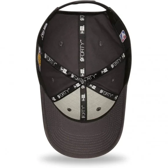 Casquette 9FORTY Los Angeles Lakers Monogram Gris (Caps) New Era on FrenchMarket