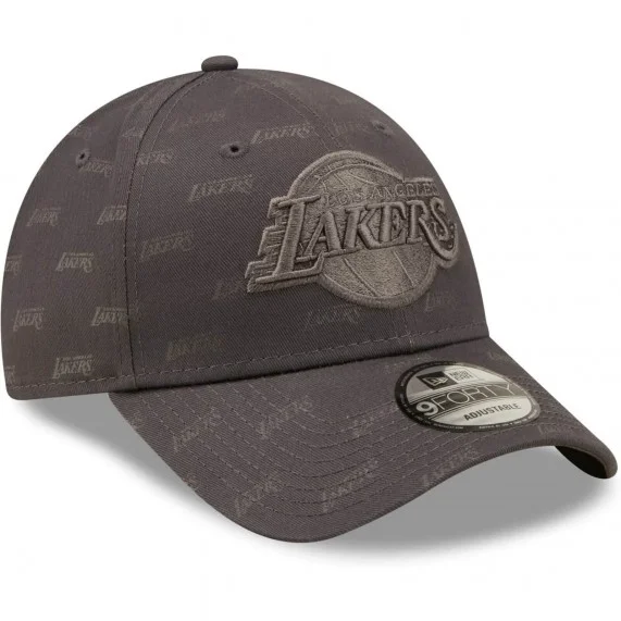 Casquette 9FORTY Los Angeles Lakers Monogram Gris (Caps) New Era on FrenchMarket