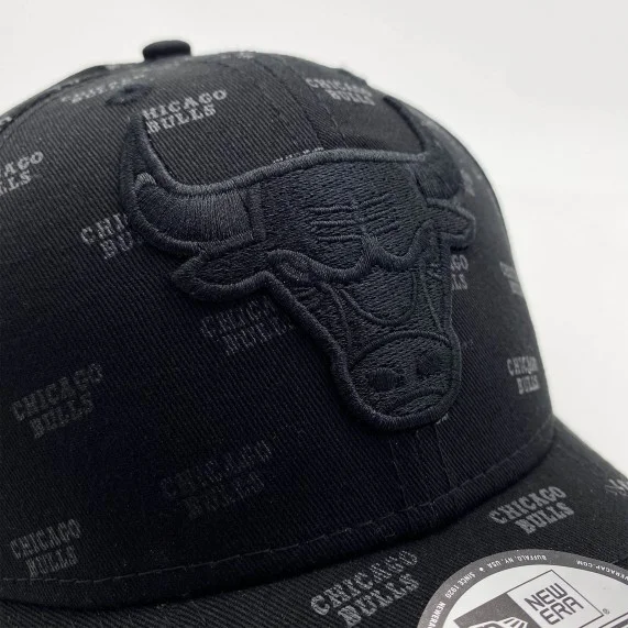 9FORTY Chicago Bulls Monogram Cap Nero NBA (Cappello NBA) New Era chez FrenchMarket