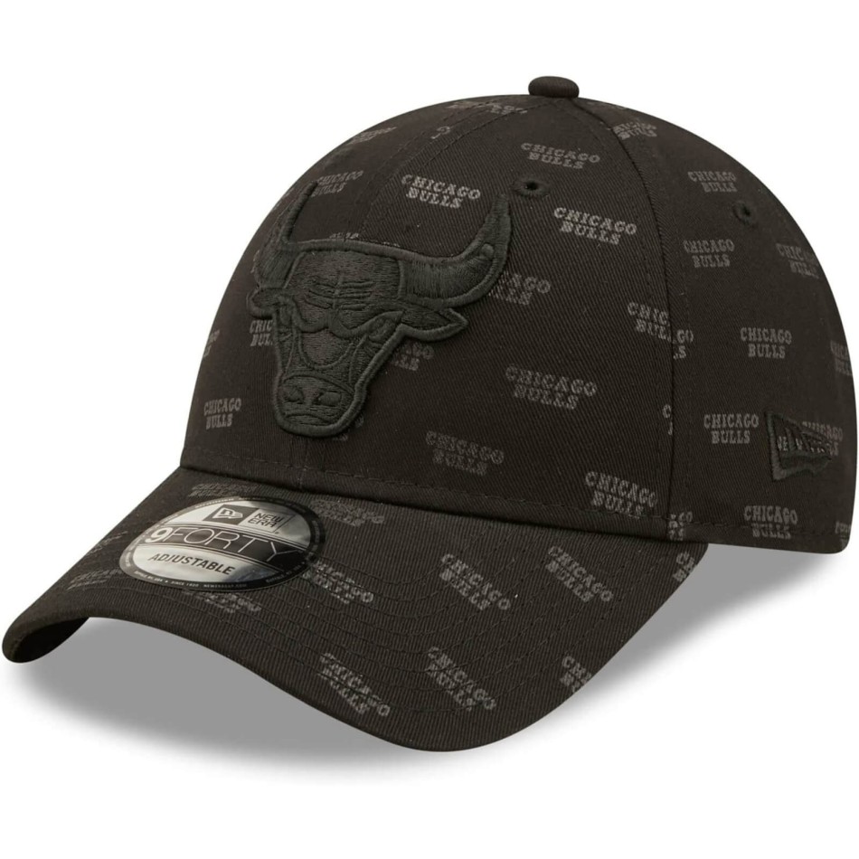 Gorra 9FORTY Chicago Bulls Monogram Negro NBA (Gorra de la NBA) New Era chez FrenchMarket