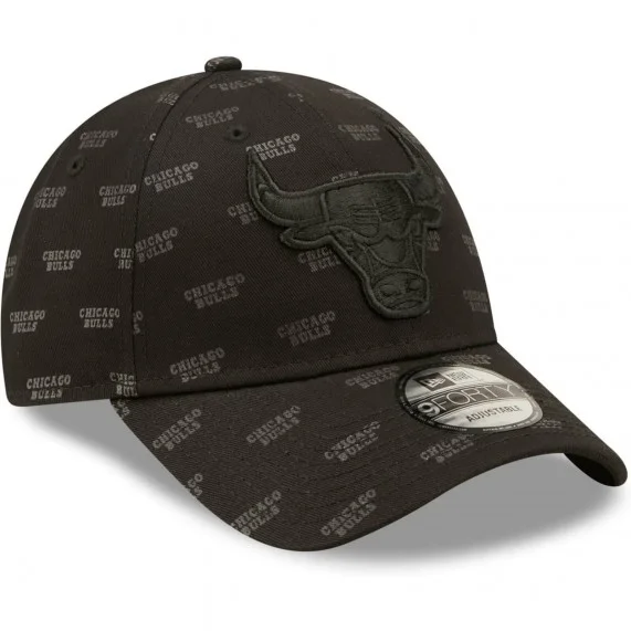Casquette 9FORTY Chicago Bulls Monogram Noir NBA (Casquette NBA) New Era chez FrenchMarket