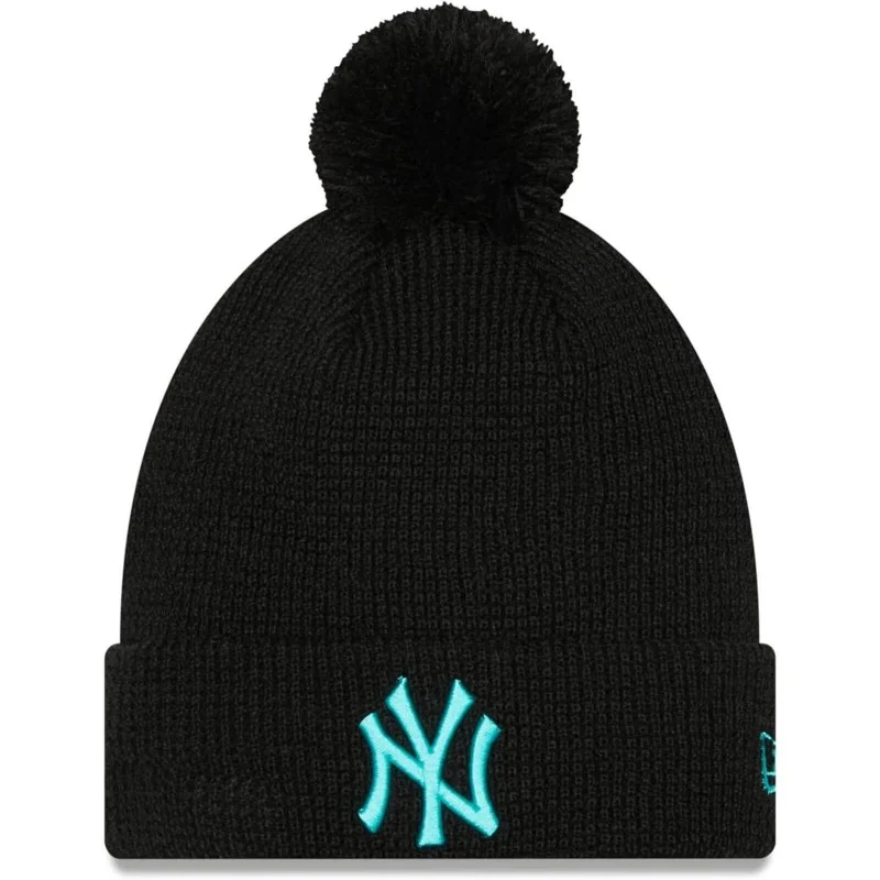 New Era - Bonnet New York Yankees Team Pop Bobble MLB Noir Taille Unique