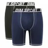 DIM SPORT" Heren Microfiber Lange Boxer Set van 2 (Herenboxershorts) Dim chez FrenchMarket